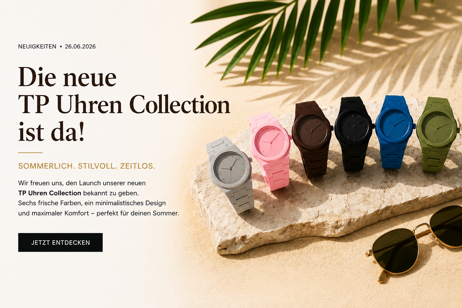 Die neue TP Uhren Collection ist das!