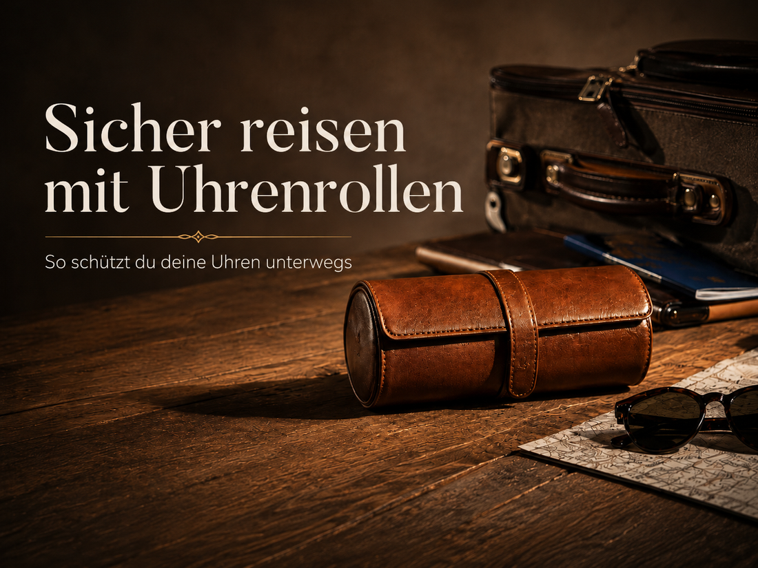 Reisen mit Stil: So schützt eine Uhrenrolle deine Lieblingsuhren