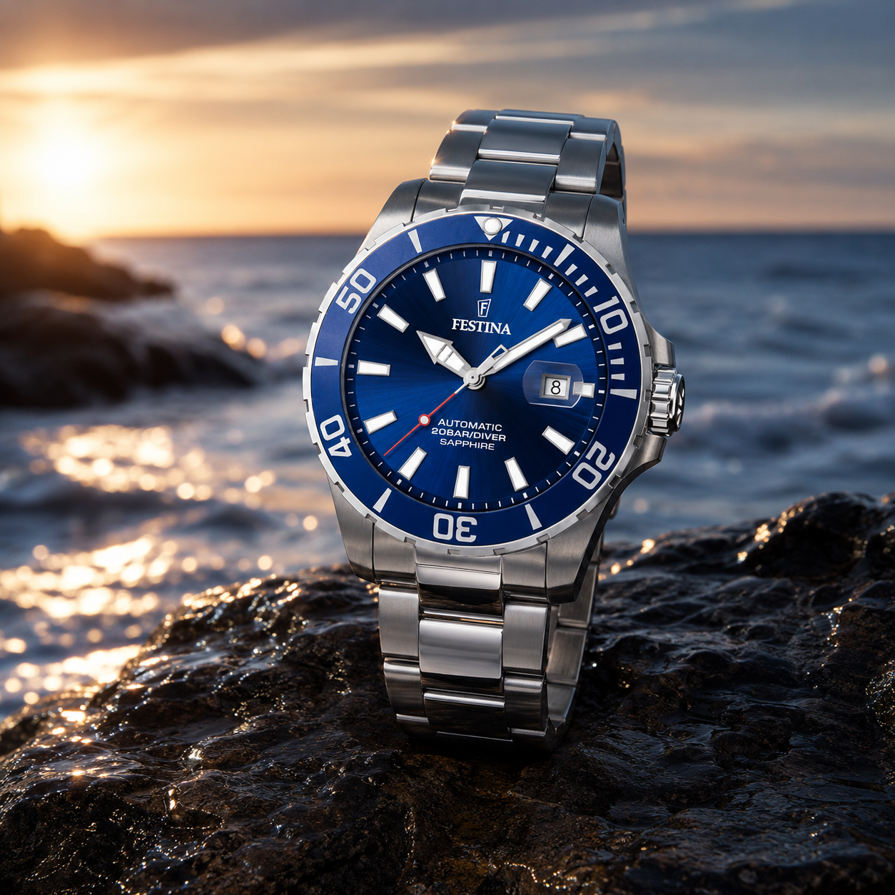 Festina Diver Automatik Herrenuhr Taucheruhr