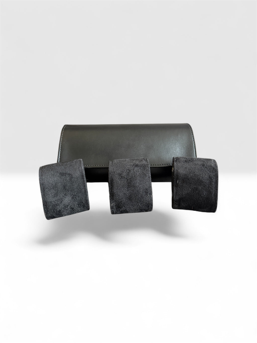 Black 3-Slot Watch Roll